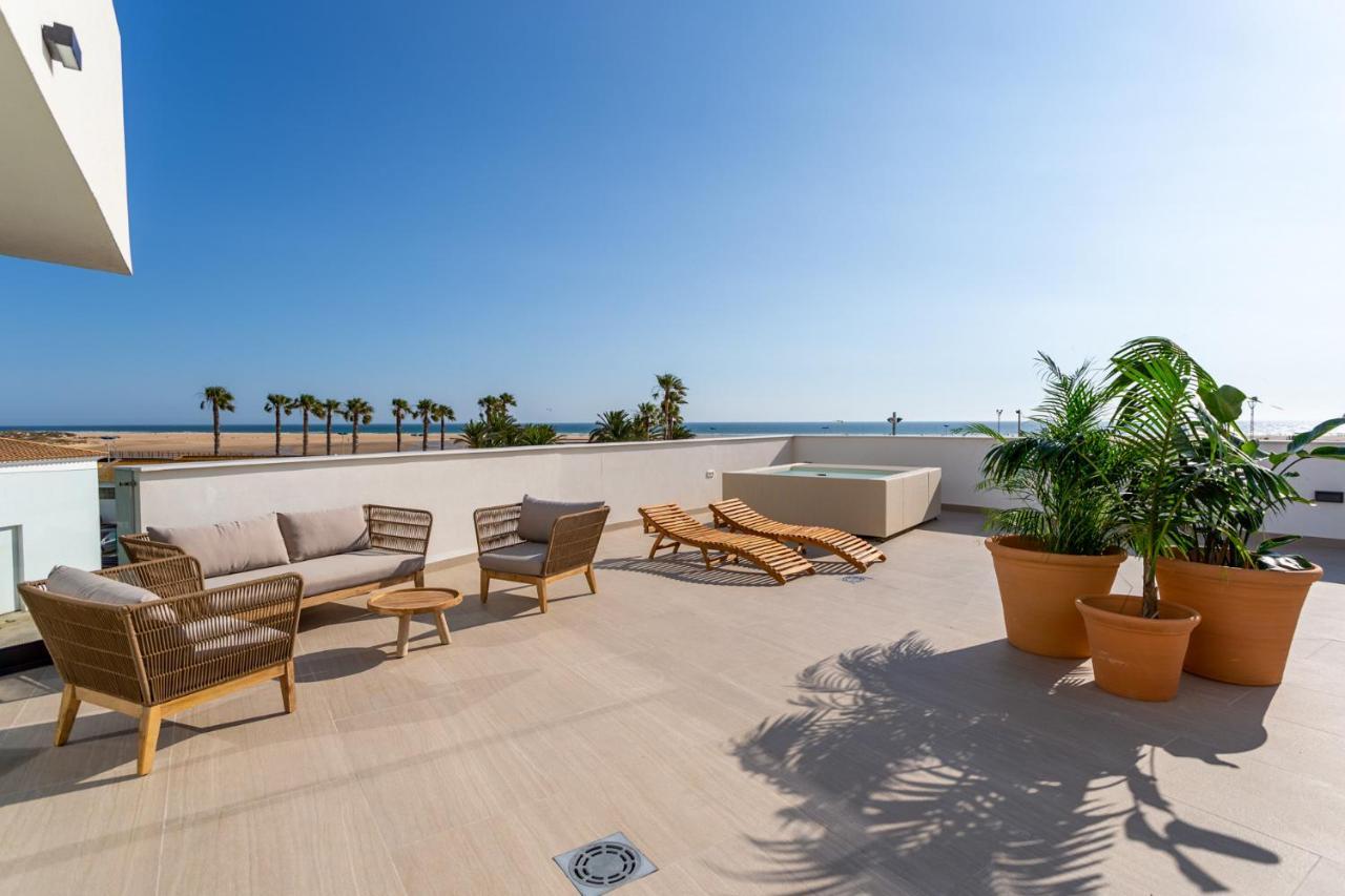 Hotel Apartamentos Hamus Conil De La Frontera Buitenkant foto